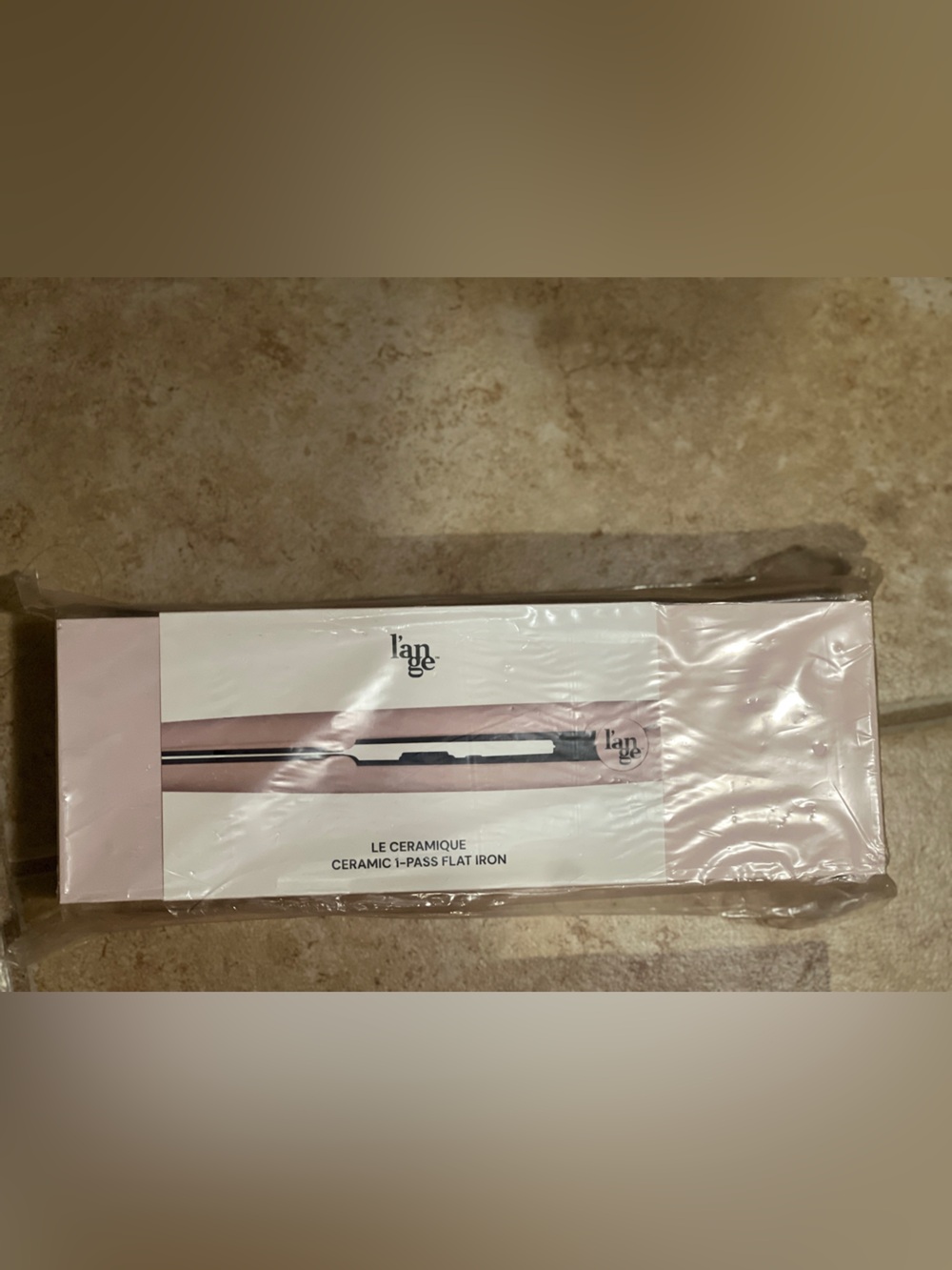 Lange Le Ceramique Ceramic 1-Pass Flat Iron - Pink